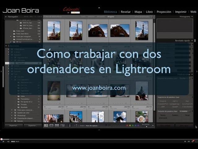 Cómo trabajar con dos ordenadores en Lightroom