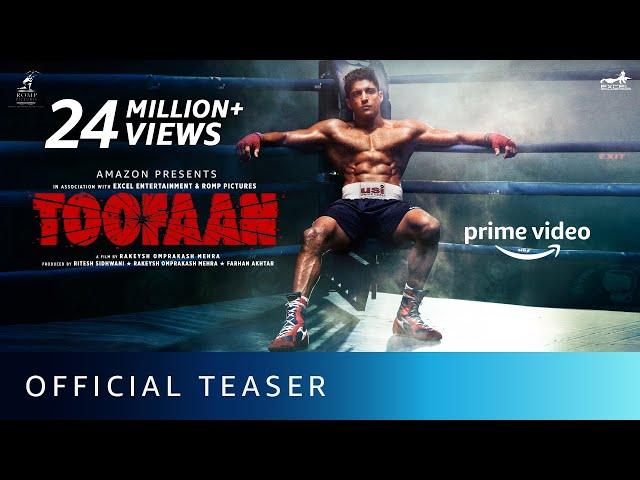 Toofaan - Official Teaser 2021 | Farhan Akhtar, Mrunal Thakur, Paresh Rawal | Amazon Prime Video