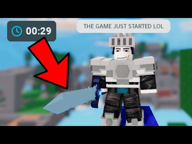 Roblox Bedwars Finally gave us a good update.. I GOT DIAMOND SWORD IN 30 SECONDS!