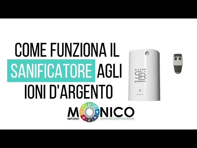 Sanificatore professionale agli ioni d'argento Silver Barrier 50