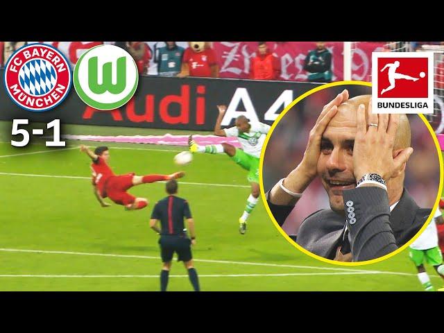 5 Goals in 9 Minutes – The Legendary Lewandowski Show | Bayern München vs. VfL Wolfsburg