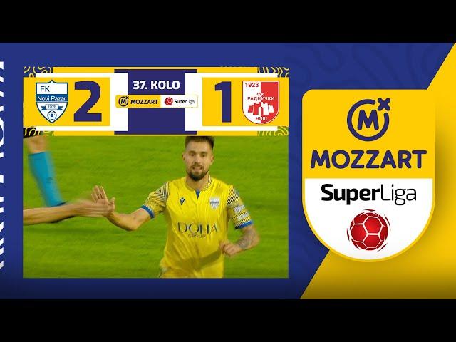 Mozzart Bet Super liga 2023/24 - 37.Kolo: NOVI PAZAR – RADNIČKI NIŠ 2:1 (1:1)