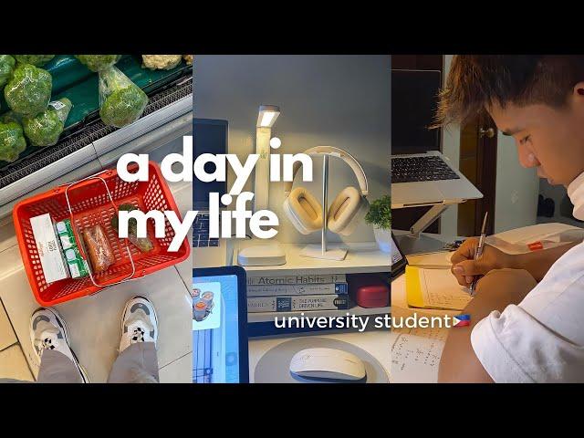 Productive Day in My Life|| Filipino Uni Student, Study Vlog, Holiday️ | Jett Alejo