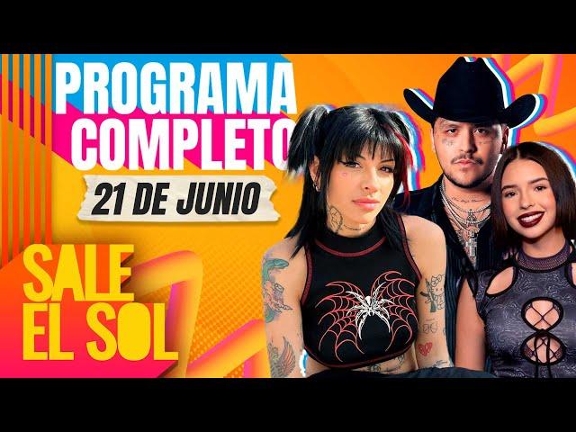 ¡Christian Nodal es CANCELADO en Argentina por dejar a Cazzu! | Sale el Sol Completo | 21/06/2024