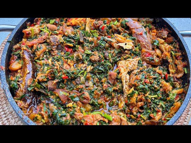 HOW TO MAKE EFO RIRO SOUP | VERY DELICIOUS NIGERIAN SOUP