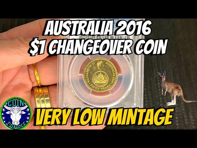 Australia 2016 Graded  $1 Changeover Coin