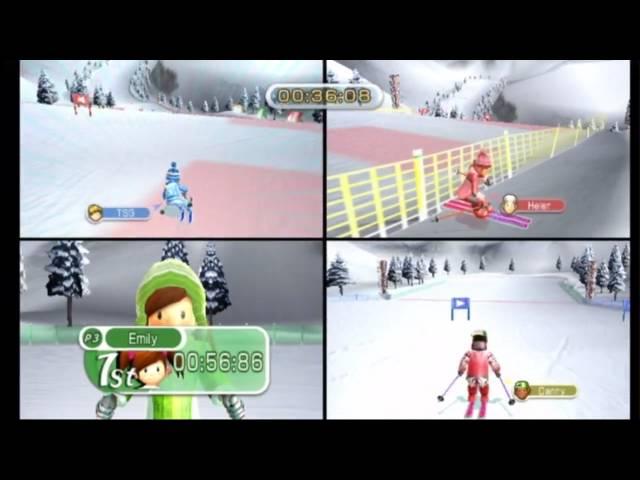 30 Great Games Winter Fun (Wii) Giant Slalom