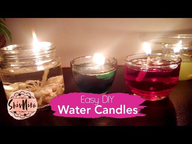 DIY Water Candles in 5 minutes | No WaX Candles | Diwali Decoration Ideas  2020 | Floating Candles