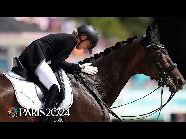 Germany's von Bredow-Wendl prances to second-straight individual dressage gold | Paris Olympics