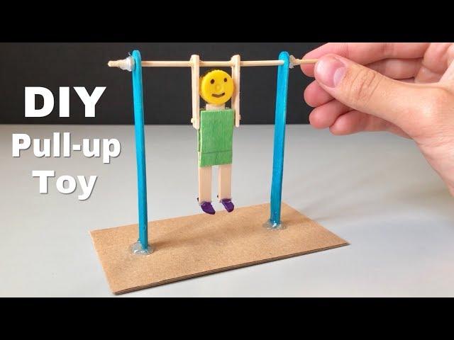 How to Make Pull-up Man at Home - Amazing Street Workout Toy