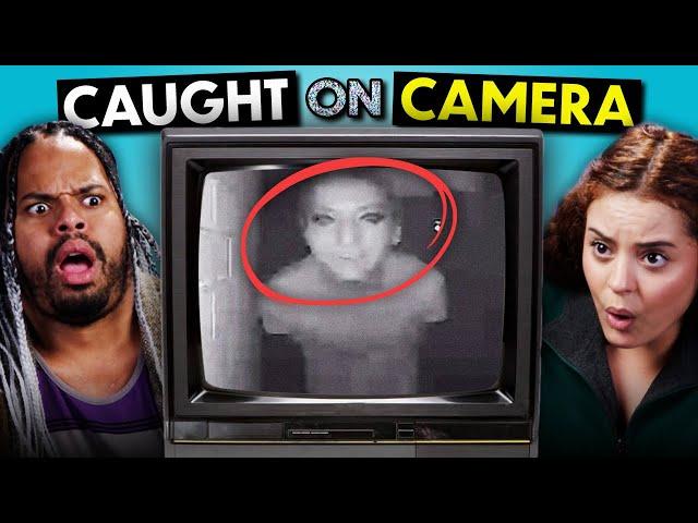 Adults React To 7 Creepiest Things Caught On Security Cameras