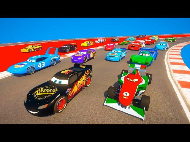 Race All Cars 2 Black McQueen and Friends The King  Francesco Bernoulli Miguel Camino Carla Veloso