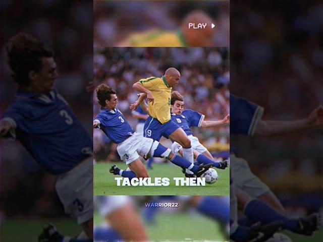 Tackles now vs then   #shorts #football #soccer #trending #fyp