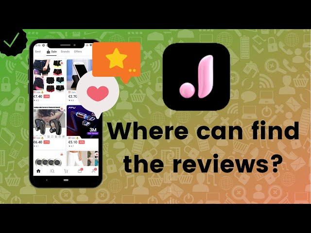 Where can find the reviews in Joom?