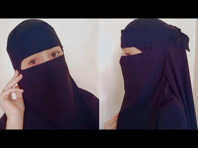 Saudi Arabia Niqab Tutorial | Arabian Niqab Style || Zainab___️