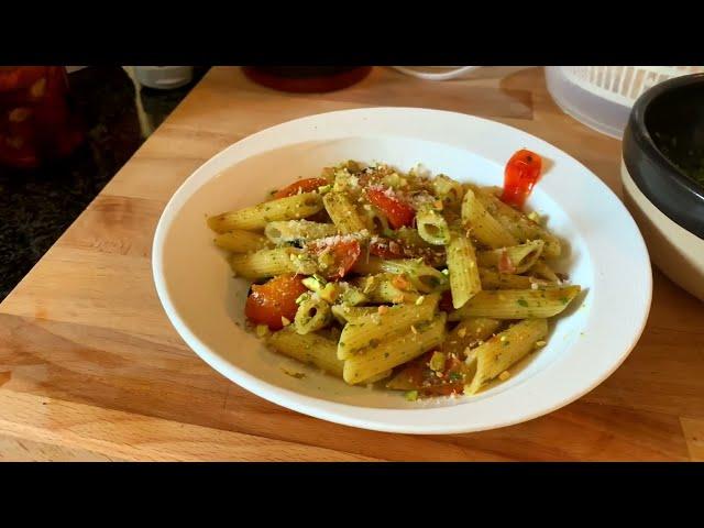 Pasta with extraordinary pesto sause