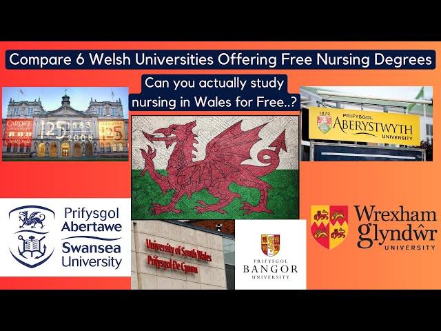 ️ Can You Really Study Nursing in Wales for FREE? Fees in 5 Welsh Universities You NEED to Know!🩺