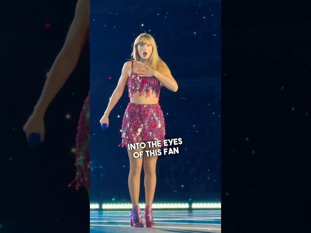 Best fan recorded Taylor Swift moment ever!  #shorts #taylorswift