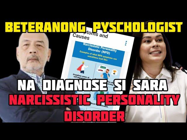 HALA KA! SARA DUTERTE NA DIAGNOSE NA MAY NARCISSISTIC DISORDER