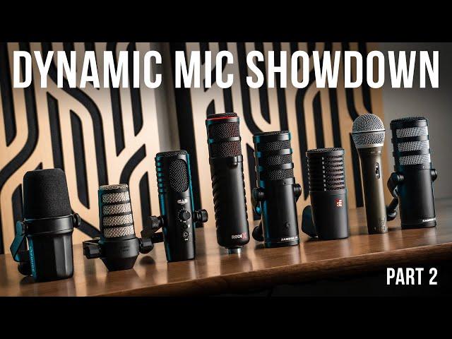 Dynamic Microphone Comparison (Shure, RODE, Samson, sE Electronics, Saramonic, CAD Audio, FDUCE)