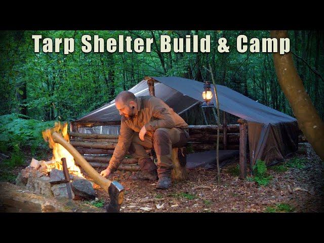 Bushcraft Overnighter - Tarp Shelter build