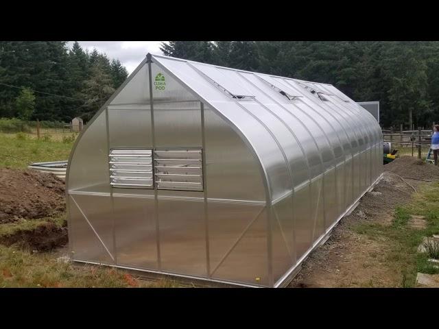 #28 Christina's Review on Climapod 9x14 greenhouse kit