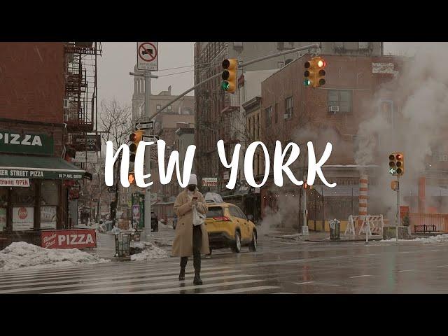 Living in New York VLOG / Snow Day, Homemade Caramel & Crepe, Coffee, Local Bookstore, Mexican Deli
