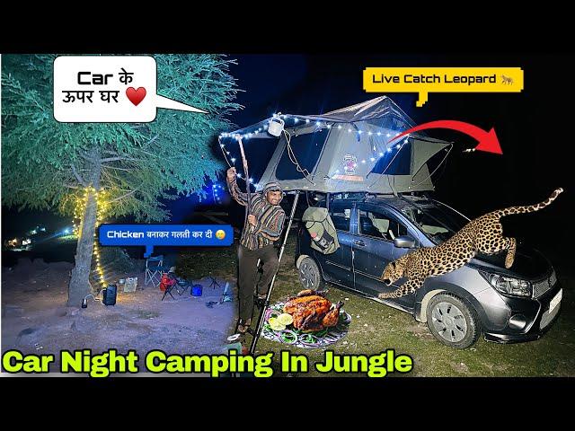 Live देख लिया Wild Animal | Car Night Camping In Jungle of Jammu&Kashmir | Danger Camping in India