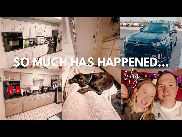 A New Car, Tornado Warning & Finished Cabinets… phew ‍️‍