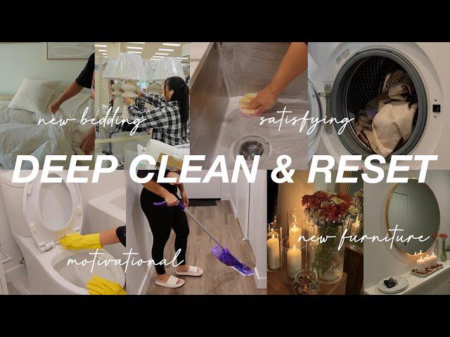 EXTREME DEEP CLEAN & RESET ROUTINE   productive weekend, cleaning motivation, new fall decor