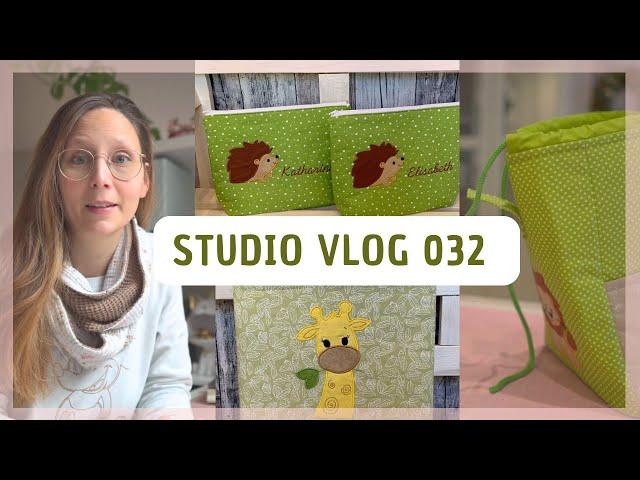 viele Aufträge vor Weihnachten - wir nähen u.a. Täschchen und eine Ankündigung - StudioVlog 32