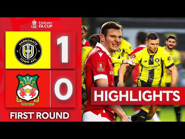 Harrogate Town DOWN Wrexham! | Harrogate Town 1-0 Wrexham | Emirates FA Cup 2024-25