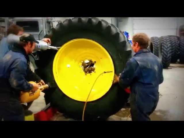 How to Seat the Bead on a Big Tractor Tire