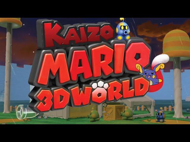 World 1-1 of this Super Mario 3D World rom hack is tough [Kaizo Mario 3D World]