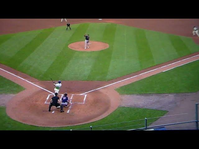 Hartford's Kyle Datres hits grand slam home run vs. Portland