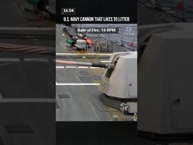 U.S. Navy Cannon That Likes to Litter