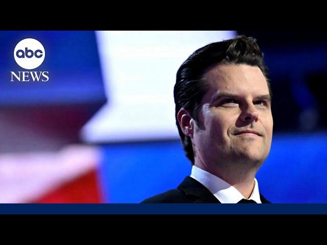 Trump stands by Matt Gaetz