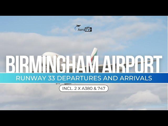 Aero TV / LIVE at Birmingham Airport until Sunset