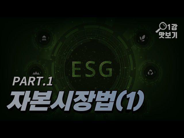 ESG금융경제전문가 자본시장법 김수연 강사 무료인강 [KFO 강의 맛보기]