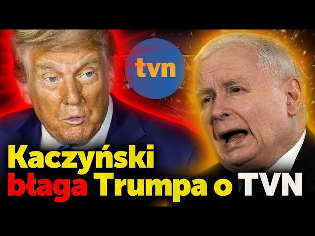 Kaczyński błaga Trumpa o TVN. Ten mokry sen PiS o przejęciu TVN gdyby się udał nic by im nie pomógł