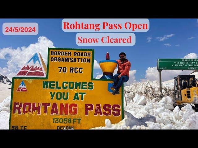 Rohtang Pass Finally Open: Latest Snow & Road Condition Updates #manali #rohtang #roadconditions