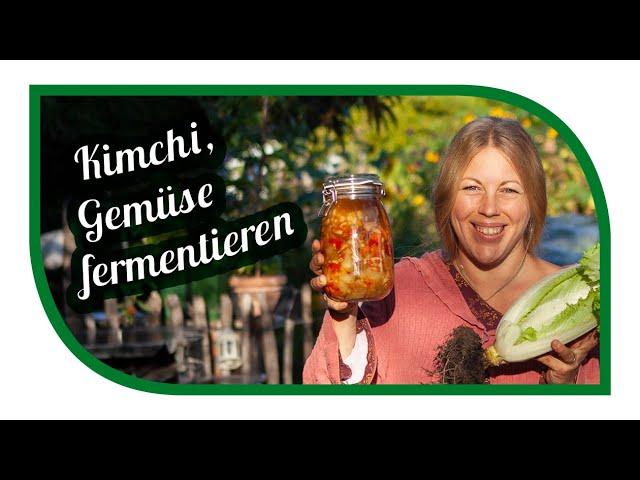 Gemüse fermentieren  Kimchi selber machen und Immunsystem stärken #selbstversorgerküche