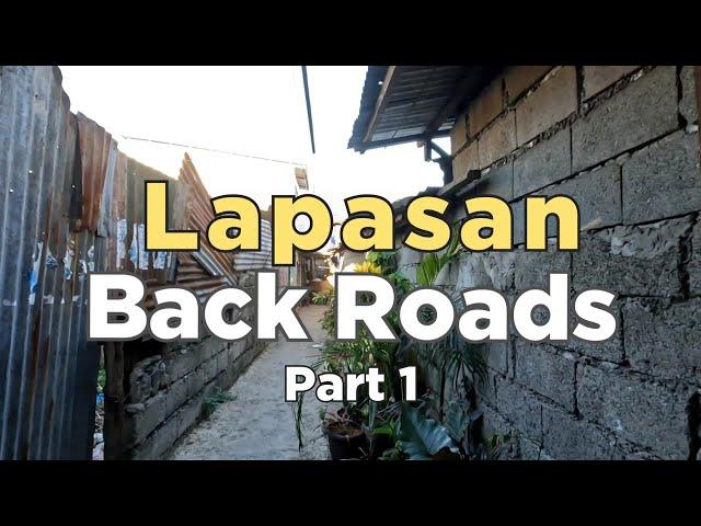 Walking Tour Part 1 -  Exploring Lapasan Back Roads/Narrow Streets Cagayan de Oro City, Philippines