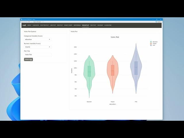 visR: Interactive Data Visualization Tool