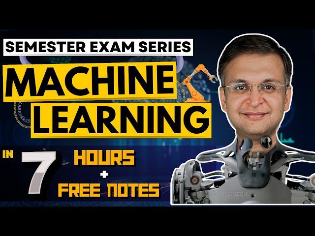 Complete ML Machine Learning in one shot | Semester Exam | Hindi