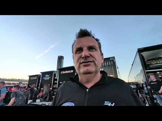 Rodney Childers on the end of Stewart-Haas Racing