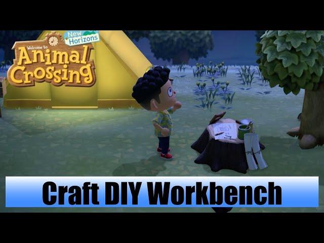 Animal Crossing: New Horizons - How to Craft Simple DIY Workbench