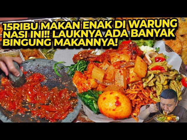 ORG LUAR KOTA GA TAU WARUNG NASI MURAH ENAK DI BANDUNG INI!!!