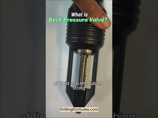 What is a back pressure valve (BPV) in drilling and completion?