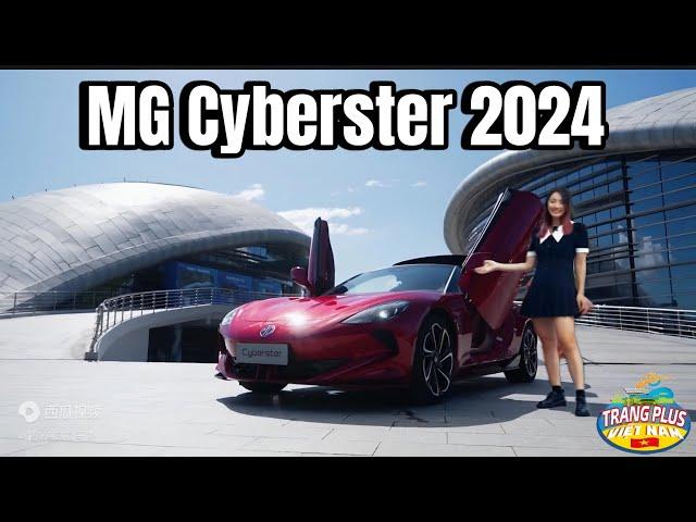 Chị Na review xe điện MG Cyberster 2024